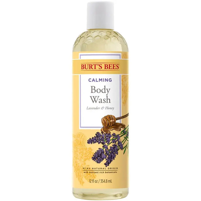 Nettoyant pour le corps apaisant à la lavande et au miel de Burts Bees pour femme - Nettoyant pour le corps 12 oz