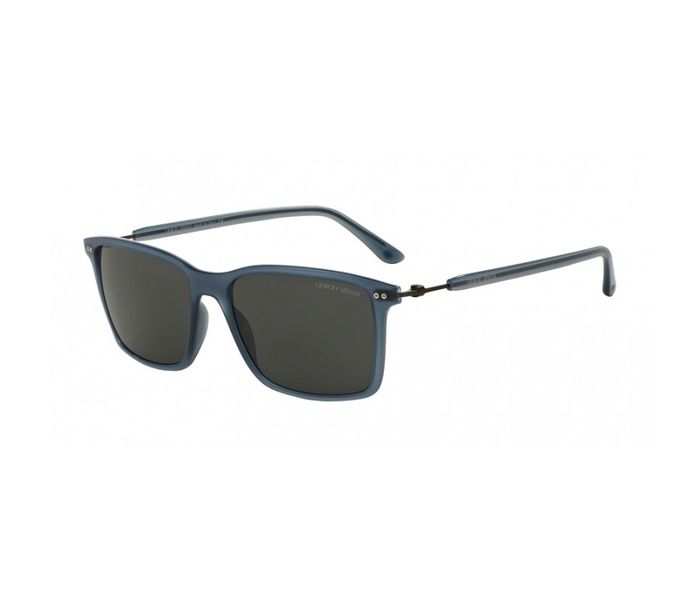 Giorgio Armani AR 8045 5336-87 Frames of Life - Blue-Grey by Giorgio Armani for Men - 55-16-140 mm Sunglasses