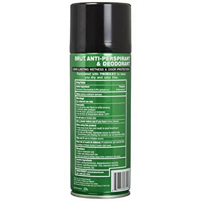 Spray antisudorifique et déodorant Classic Scent de Brut pour unisexe - Déodorant 6 oz