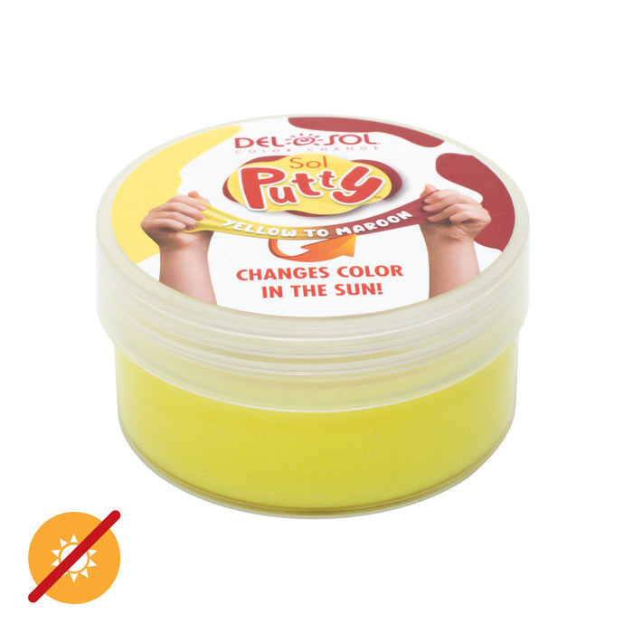 Color-Changing Sol Putty - Yellow to Red by DelSol for Unisex - 1 Pc Putty