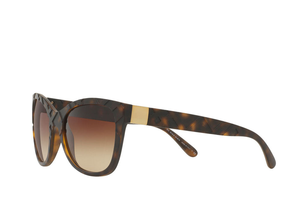 Burberry BE 4219 3578-13 - Dégradé Marron Havane Foncé Mat par Burberry pour Femme - 56-19-140 mm Lunettes de soleil