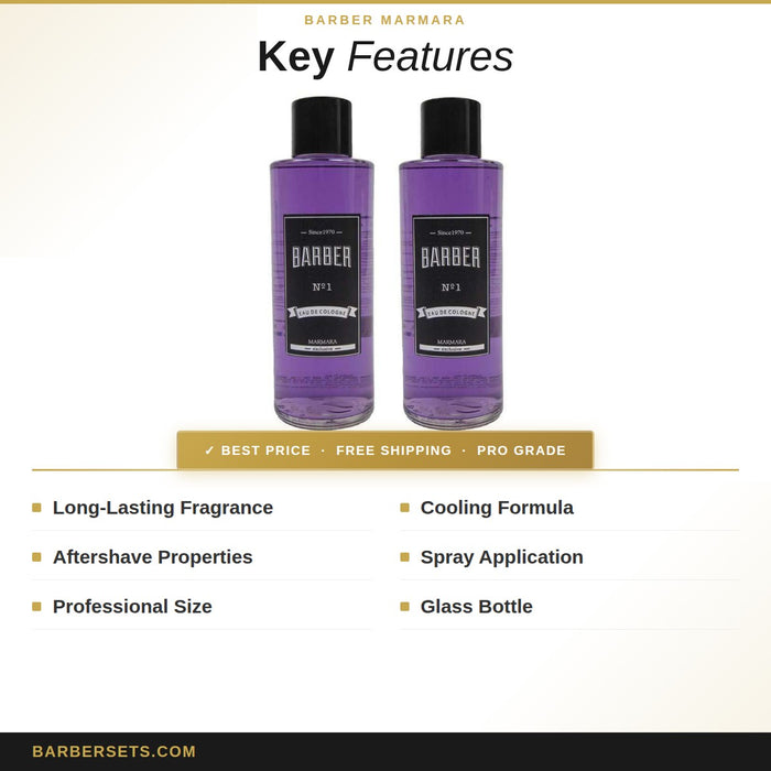BARBER MARMARA BARBER COLOGNE 400 ML NO.1 SPRAY