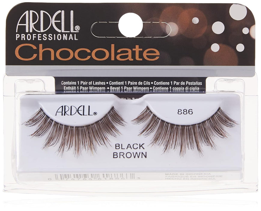 Ardell Professional Chocolate Lashes 886 Negro Marrón 