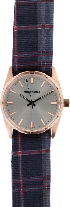 ZVF203 Rose Gold/Purple Multicolor Cloth Bracelet Watch by Zadig & Voltaire for Women - 1 Pc Watch