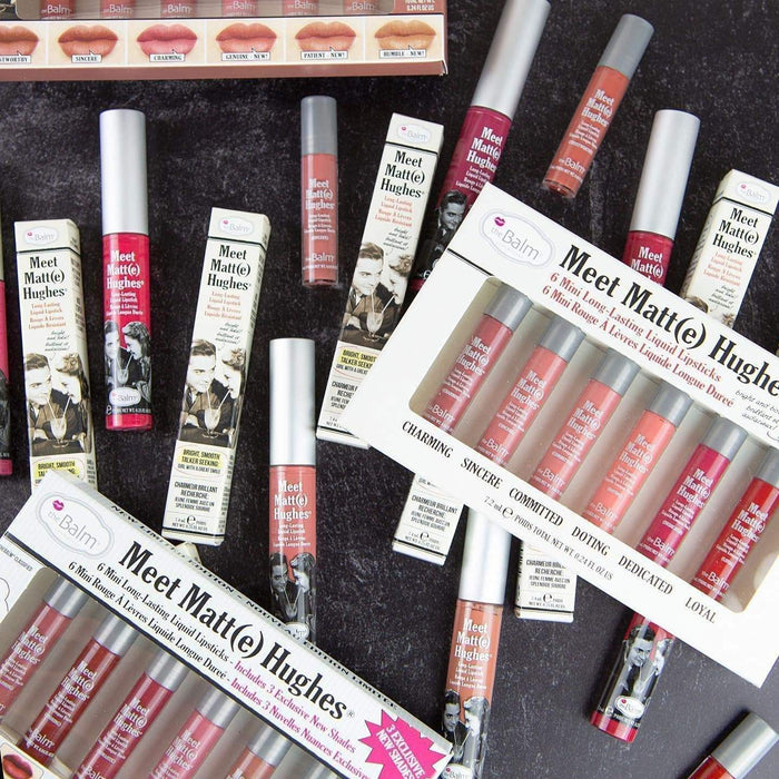 theBalm Meet Matte Hughes Set of 6 Mini Long-Lasting Liquid Lipsticks 2