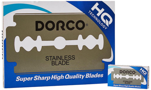 Dorco Double Edge Razor Blade 100ct Blue - BarberSets