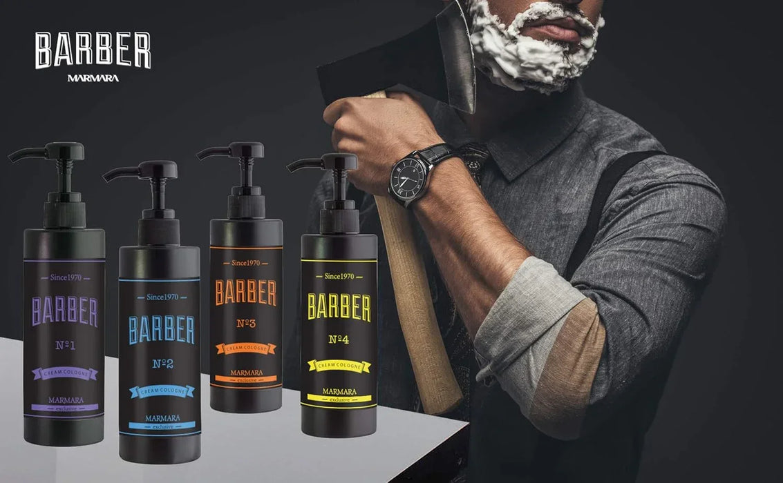 Marmara Barber Cream Cologne No.4 - 13.5 oz Multipack