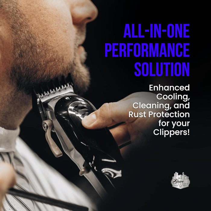 The Shave Factory ClipperCare PLUS+ 6in1 Spray LEMON - 16.9 Oz