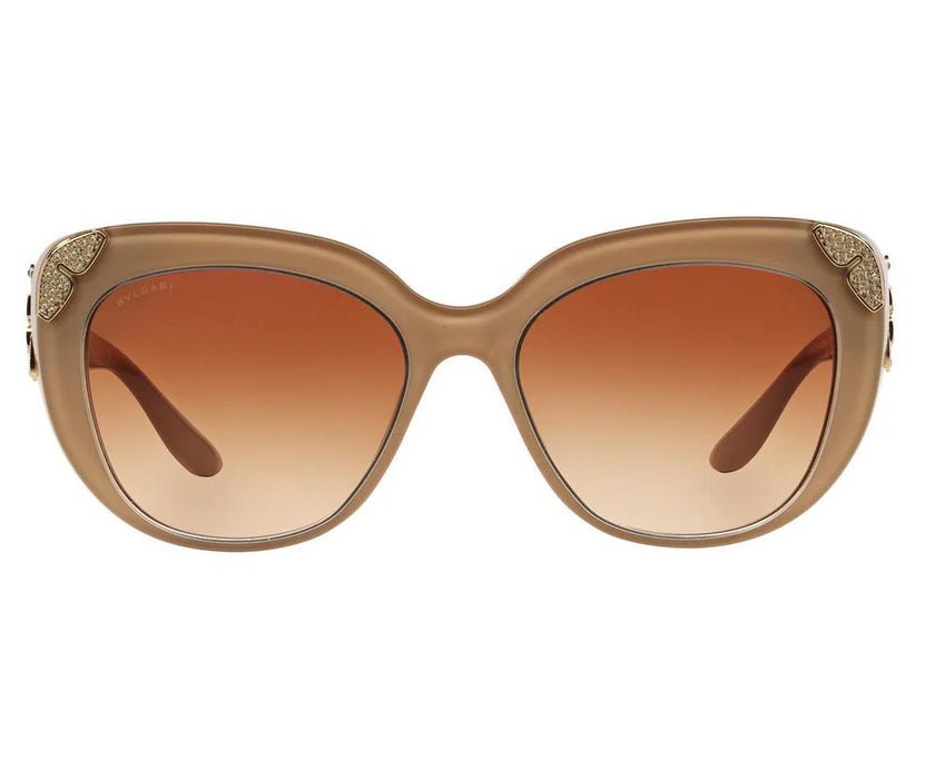 Bvlgari BV8162B 5382-13 - Top Crystal On Turtledove-Brown Gradient by Bvlgari for Women - 55-17-135 mm Sunglasses