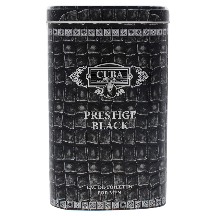 Cuba Prestige Black de Cuba para hombres - Spray EDT de 3 oz