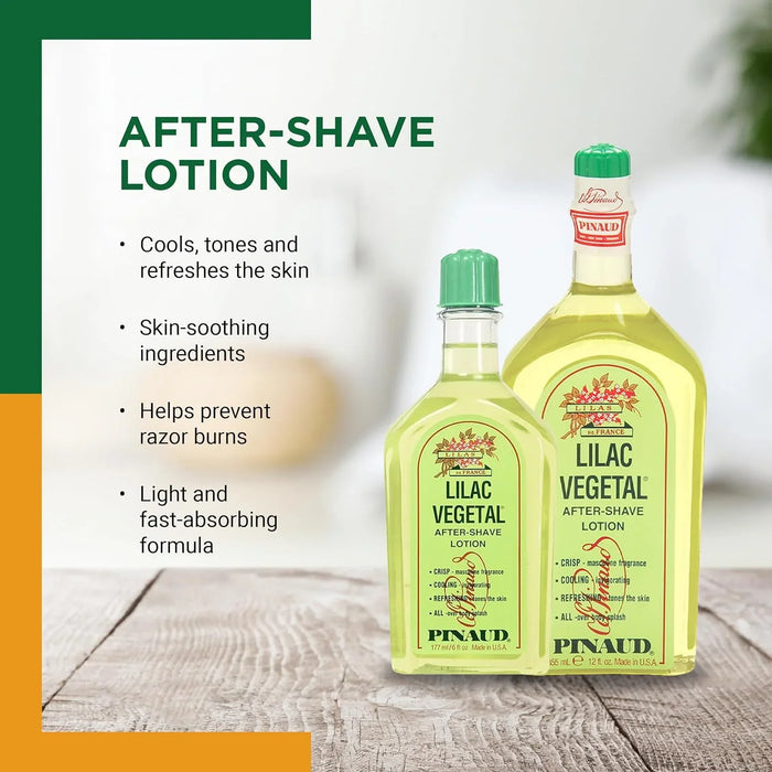 CLUBMAN Lilac Vegetal After Shave Lotion, 12.5 oz