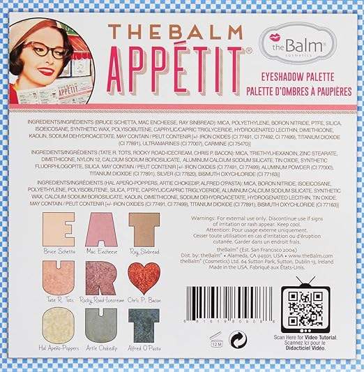 theBalm Appétit Eyeshadow Palette - 9 Shades