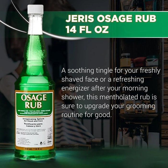 Clubman Jeris Osage Rub for Face and Scalp 14 oz