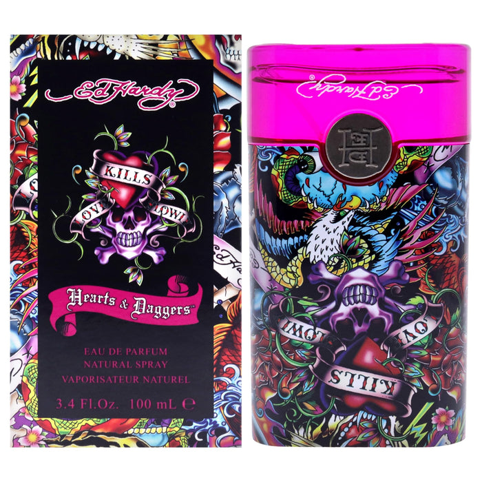 Ed Hardy Hearts and Daggers by Christian Audigier for Women - 1.7 oz EDP Spray