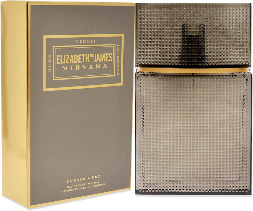 Nirvana French Grey d'Elizabeth and James pour femme - Spray EDP 3,4 oz