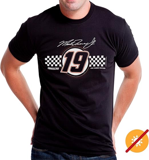 NASCAR Mens Classic Crew Tee - Martin Truex Jr - 1 Black par DelSol pour homme - T-shirt 1 pièce (3XL)