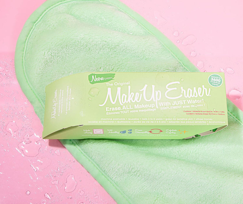 Makeup Remover Cloth - Neon Green by MakeUp Eraser for Women - 1 Pc Cloth