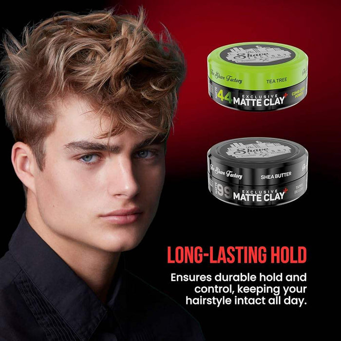The Shave Factory Exclusive Matte Clay 150Ml 44 Comb-Over Power TS-9058-44