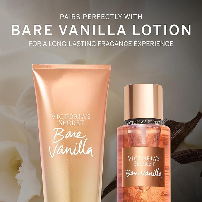 Bare Vanilla by Victorias Secret for Women - 8.4 oz Fragrance Mist - Pack of 3