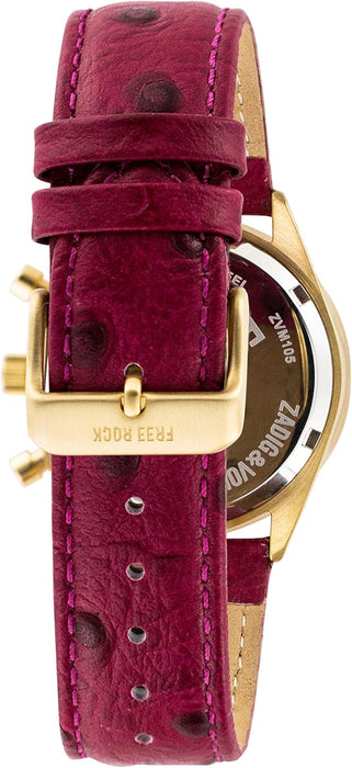 ZVM105 Master - Gold/Red Leather Strap Watch by Zadig & Voltaire for Women - 1 Pc Watch