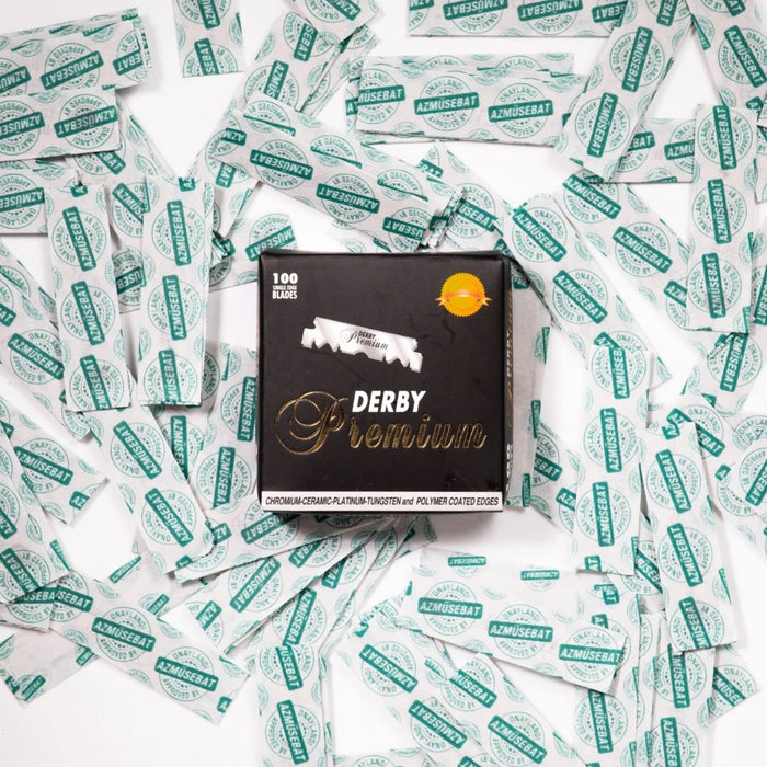 Lames de rasoir Derby Premium à bord unique – 1000 ct