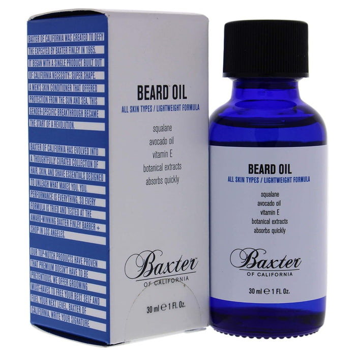 Aceite para barba de Baxter Of California para hombres - 1 oz de aceite