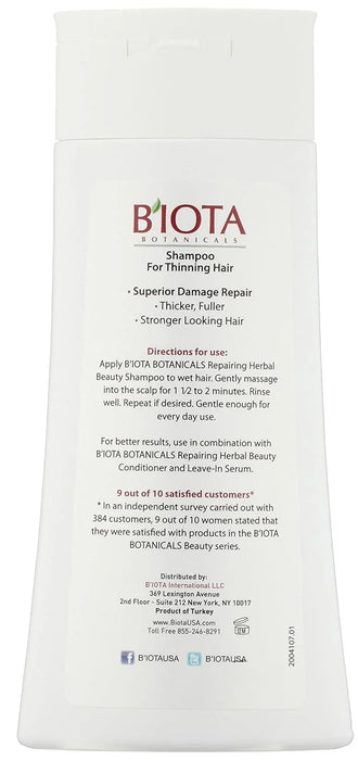 Biota Botanicals Proactive Herbal Care Repairing Shampoo 10.1 oz (0.63lb)