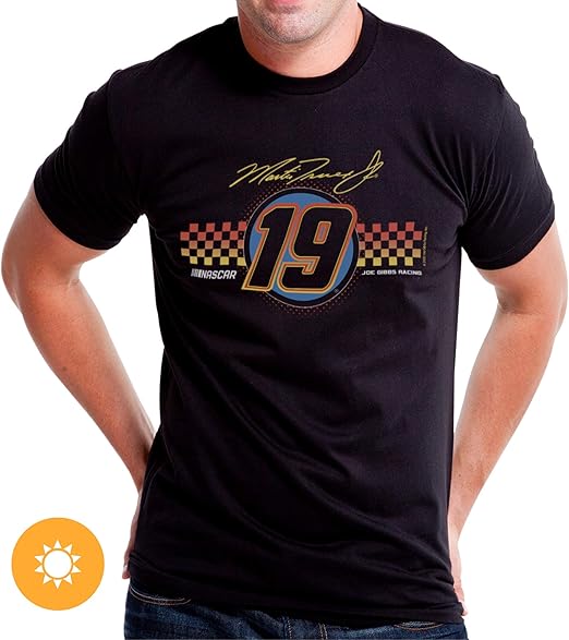 NASCAR Mens Classic Crew Tee - Martin Truex Jr - 1 Black par DelSol pour homme - T-shirt 1 pièce (3XL)