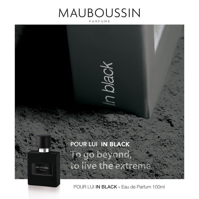 Mauboussin Pour Lui In Black by Mauboussin for Men - 3.3 oz EDP Spray (Tester)