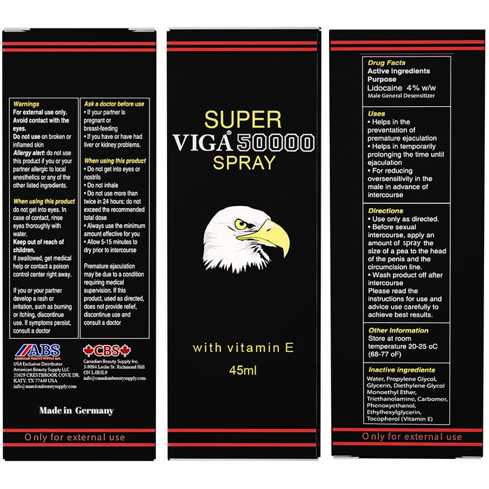 Viga 50000 Lubricant Gel - 50 ml