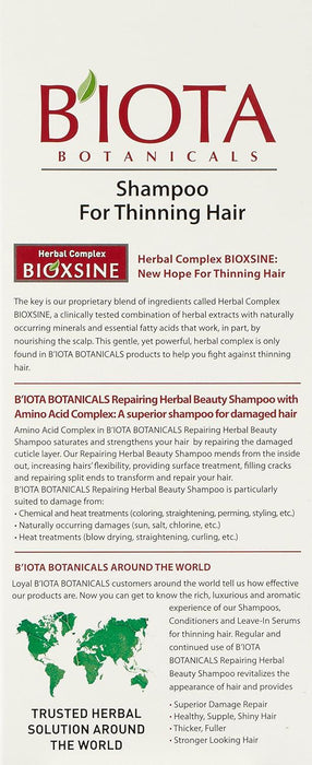 Biota Botanicals Proactive Herbal Care Repairing Shampoo 10.1 oz (0.63lb)