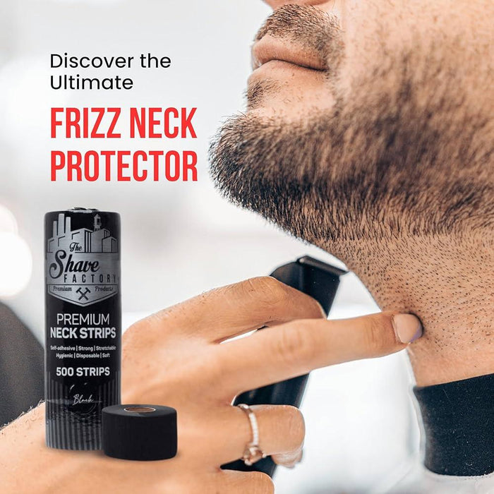 The Shave Factory Neck Strips - Black, 5000 Strips