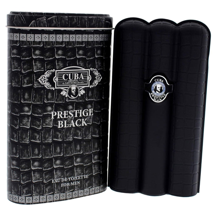 Cuba Prestige Black de Cuba para hombres - Spray EDT de 3 oz