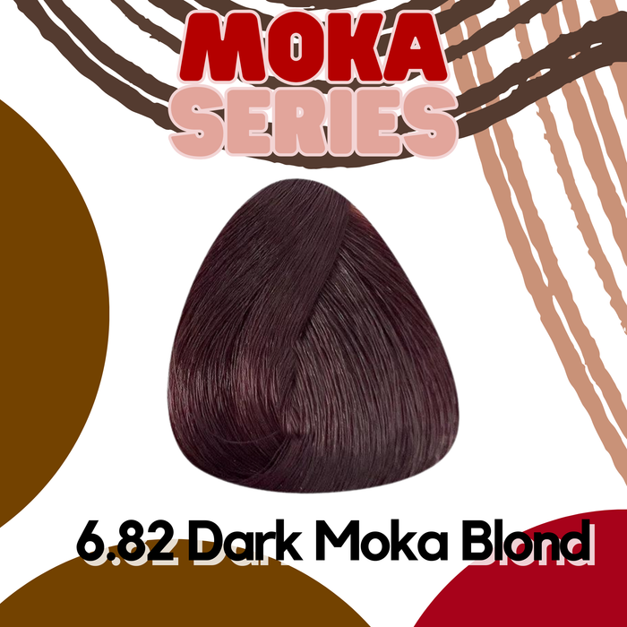 Série de couleurs de cheveux cris Moka