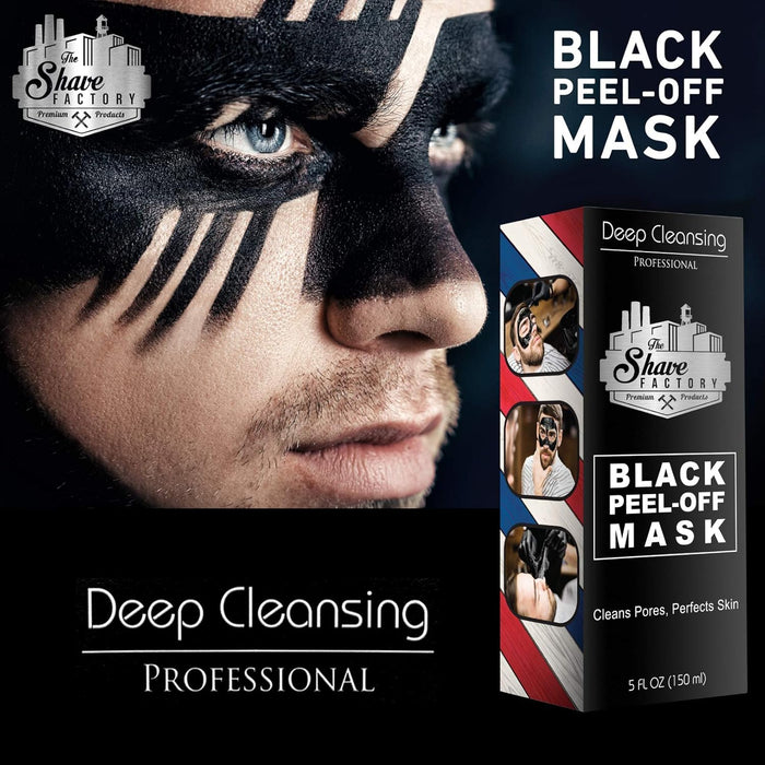Black Peel off Mask 150ml The Shave Factory