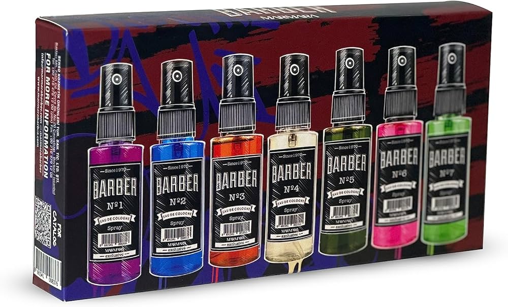 Marmara Barber Barber Cologne 1,7 oz coffret cadeau (7 pièces)