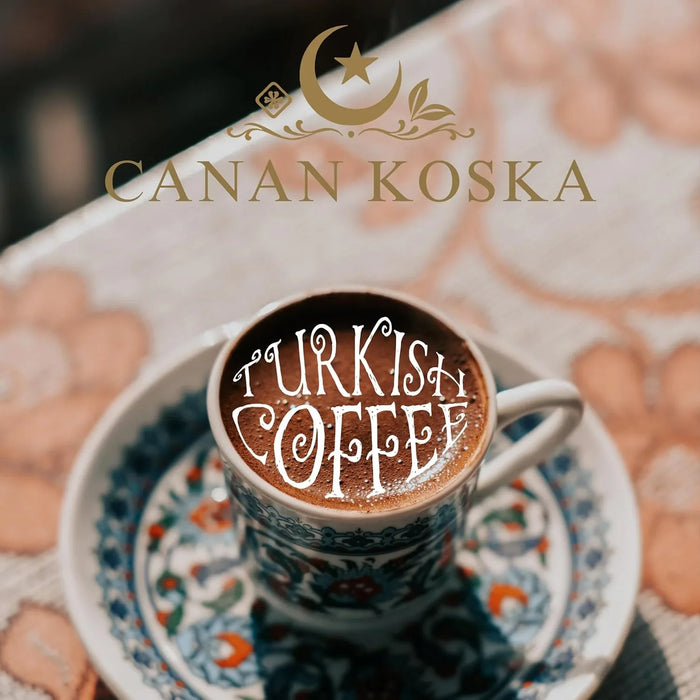 Canan Koska Turkish Coffee Medium Roast Ground Coffee 100% Arabica