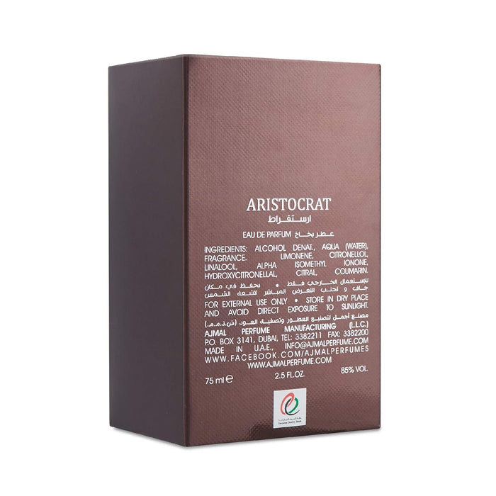 Aristocrat de Ajmal para hombres - Spray EDP de 2.5 oz