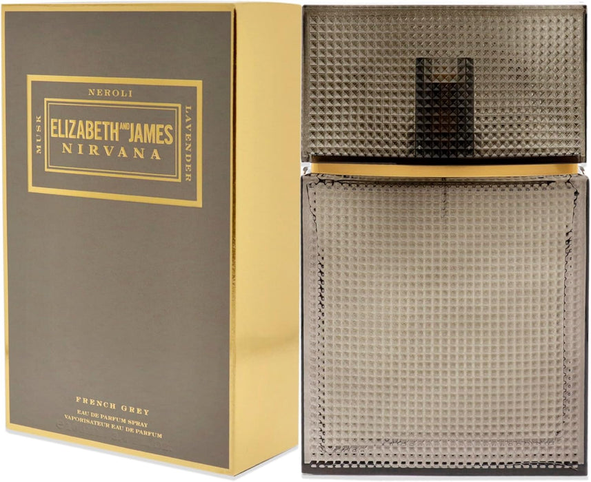 Nirvana French Grey d'Elizabeth and James pour femme - Spray EDP 3,4 oz