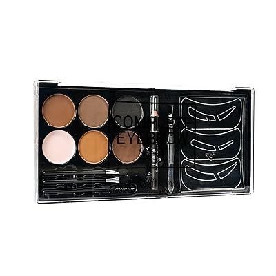 BEAUTY CREATIONS Coffret complet de présentation pour sourcils, 12 pièces