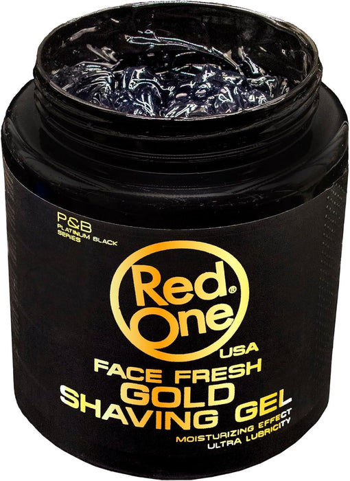Red One Shaving Gel Gold 33.8 oz / 1000 ml Multipack