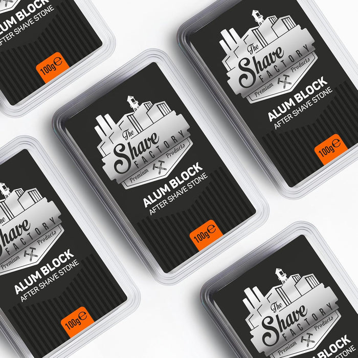 The Shave Factory Alum Block Aftershave for Shaving Razor 3.53 oz