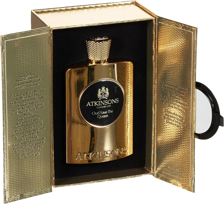 Oud Save The Queen d'Atkinsons pour femme - Spray EDP de 3,4 oz