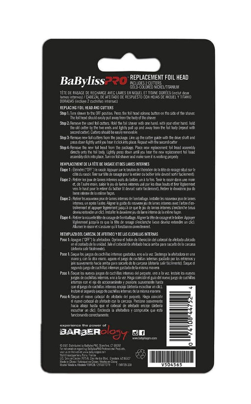 Babyliss Pro Replacement Foil & Cutter For Fxfs2G BB-FXRF2B - BarberSets