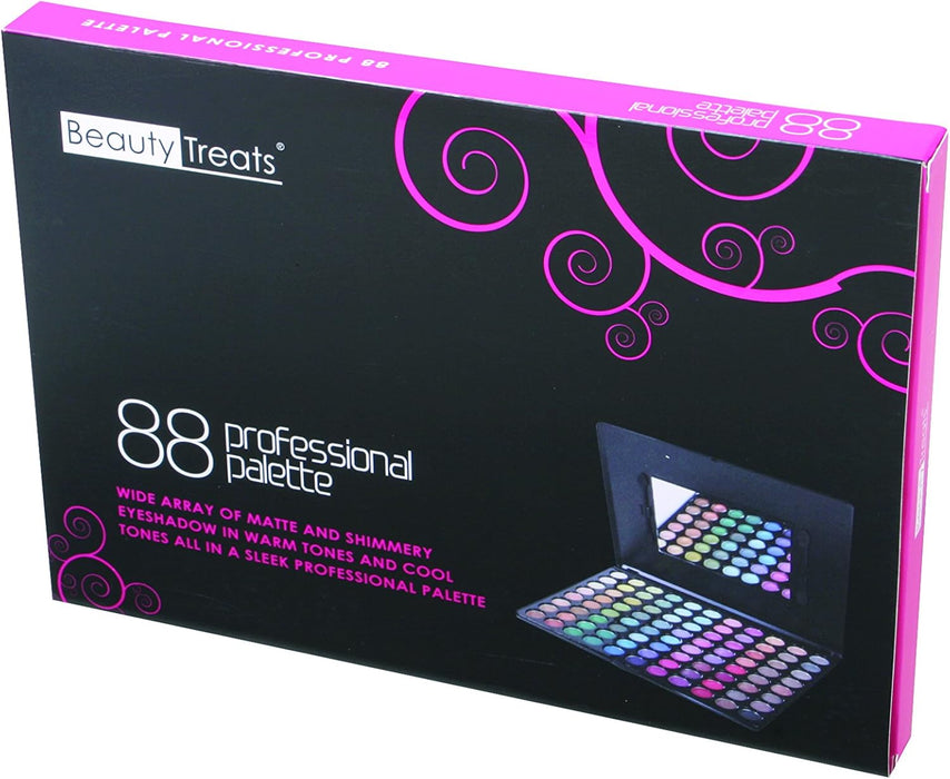 BEAUTY TREAT 88 Paleta de ojos profesional - Tonos altamente pigmentados