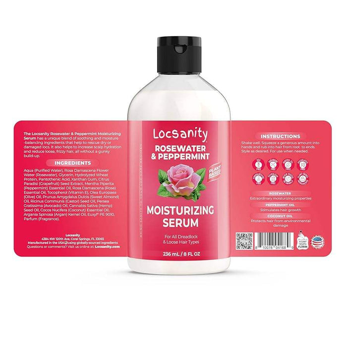 Acondicionador hidratante y nutritivo de agua de rosas y menta