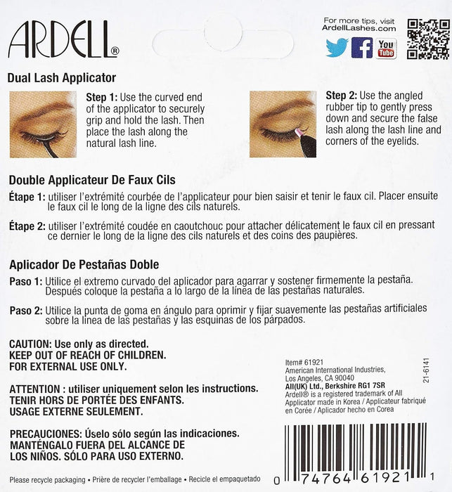 Aplicador de pestañas doble ARDELL - Negro