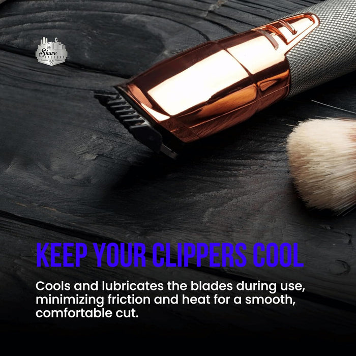 The Shave Factory ClipperCare PLUS+ 6in1 Spray LEMON - 16.9 Oz