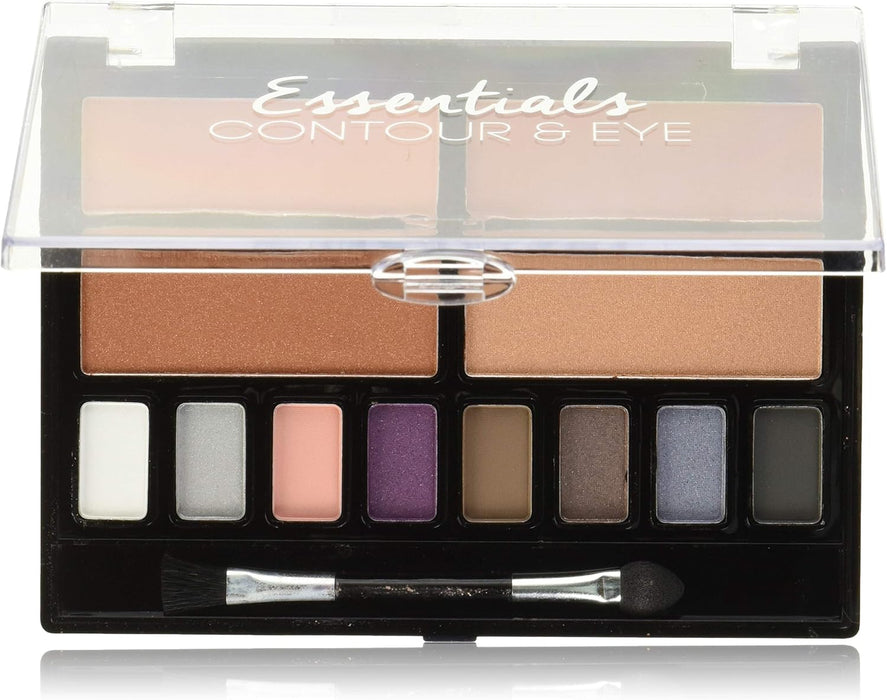 BEAUTY TREATS Essentials Ensemble de présentation de palette contour et yeux, 12 pièces