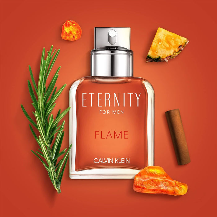 Eternity Flame by Calvin Klein for Men - 3.4 oz EDT Spray